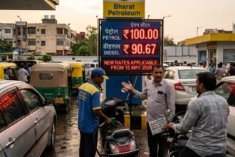 बिग ब्रेकिंग: भारत में पेट्रोल-डीजल की कीमतों में भारी उछाल, आम आदमी की जेब पर बढ़ा बोझ; जानें अपने शहर के नए रेट