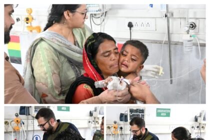 होशियारपुर में बड़ा चमत्कार: 30 फीट गहरे बोरवेल में गिरे 4 वर्षीय मासूम को 9 घंटे के कड़े रेस्क्यू ऑपरेशन के बाद सुरक्षित निकाला गया**