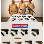 जालंधर पुलिस की बड़ी कार्रवाई: गोल्डी बराड़ गिरोह के 4 शार्प शूटर गिरफ्तार, भारी मात्रा में हथियार बरामद**