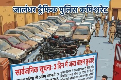 जालंधर पुलिस की अंतिम चेतावनी: 3 दिनों के भीतर छुड़ा लें अपने जब्त वाहन, वरना किए जाएंगे नीलाम**