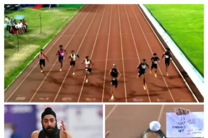 गुरिंदरवीर सिंह ने रचा इतिहास: रांची फेडरेशन कप में तीन बार टूटा नेशनल रिकॉर्ड, 10.09 सेकेंड के साथ बने भारत के सबसे तेज धावक**