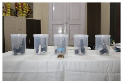 जालंधर पुलिस स्पेशल सेल की बड़ी कामयाबी: 5 पिस्टल और 22 जिंदा कारतूसों के साथ 3 आरोपी गिरफ्तार**