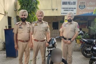 जालंधर पुलिस की बड़ी कार्रवाई: लूटपाट करने वाले गिरोह का पर्दाफाश, सीसीटीवी फुटेज की मदद से एक आरोपी गिरफ्तार, मोटरसाइकिल बरामद**