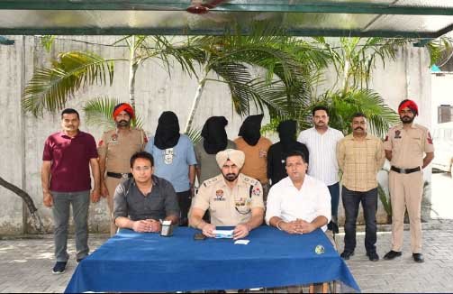 लुधियाना पुलिस की बड़ी कामयाबी : नमित गैंग पर पुलिस का शिकंजा; 300 ग्राम हेरोइन और हथियार के साथ 4 आरोपी गिरफ्तार