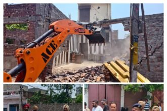 जालंधर में ‘युद्ध नशों विरुद्ध’ मुहिम के तहत बड़ी कार्रवाई: पुलिस और नगर निगम ने ढहाई कुख्यात नशा तस्कर की अवैध इमारत**