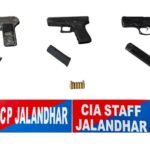जालंधर पुलिस की बड़ी कामयाबी: विदेशी हैंडलर्स से जुड़े जबरन वसूली और फायरिंग गैंग के 4 बदमाश गिरफ्तार, अत्याधुनिक हथियार बरामद**