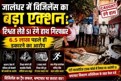 विजिलेंस ने जाल बिछाकर की कार्रवाई, दो सरकारी गवाहों की मौजूदगी में रिश्वत की रकम बरामद
