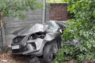 जालंधर में मौत बनकर दौड़ी बलेनो, डिवाइडर पार कर क्रेटा से टकराई; 4 की दर्दनाक मौत