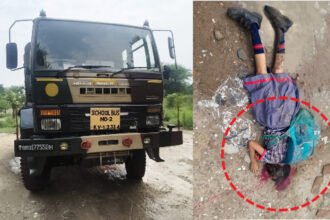 जालंधर कैंट में आर्मी के ट्रक ने 5वीं की छात्रा को कुचला : स्कूल के बाहर बस के इंतजार में खड़ी थी, सिर के ऊपर से निकला पहिया