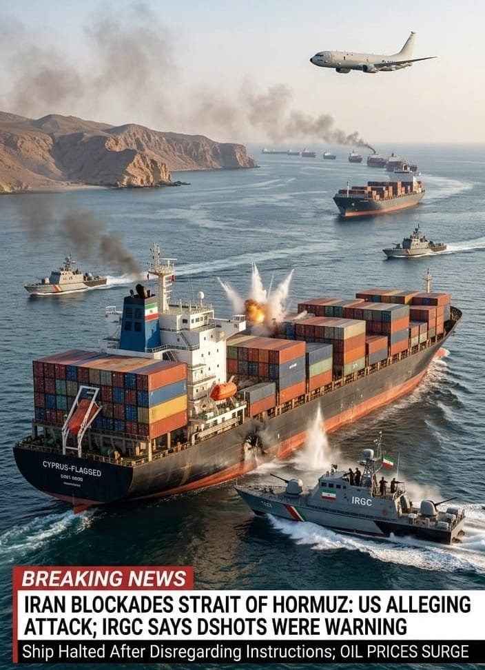 जहाज पर हमले के बाद ईरान ने होर्मुज जलडमरूमध्य (Strait of Hormuz) को किया बंद; बढ़ सकती हैं तेल की कीमतें**
