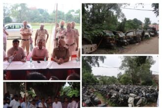 जालंधर पुलिस कमिश्नरेट ने लावारिस व जब्त वाहनों की नीलामी की: पुलिस लाइन्स में कुल 350 वाहनों की हुई बोली**
